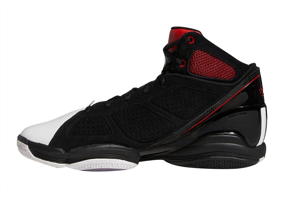 adidas Adizero Rose 1.5 Restomod Mens Shoes Size 10 Color: Black/Red - Renee Lane Company