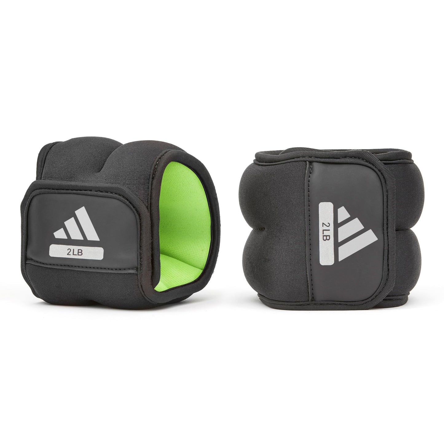 adidas Ankle/Wrist Weights for Men and Women - Fitted Secure Velcro Fastening for Ankles or Wrists - Ideal Strength Training Equipment for Cardio and Muscular Endurance - 2lb Each / 4lb Set - Renee Lane Company