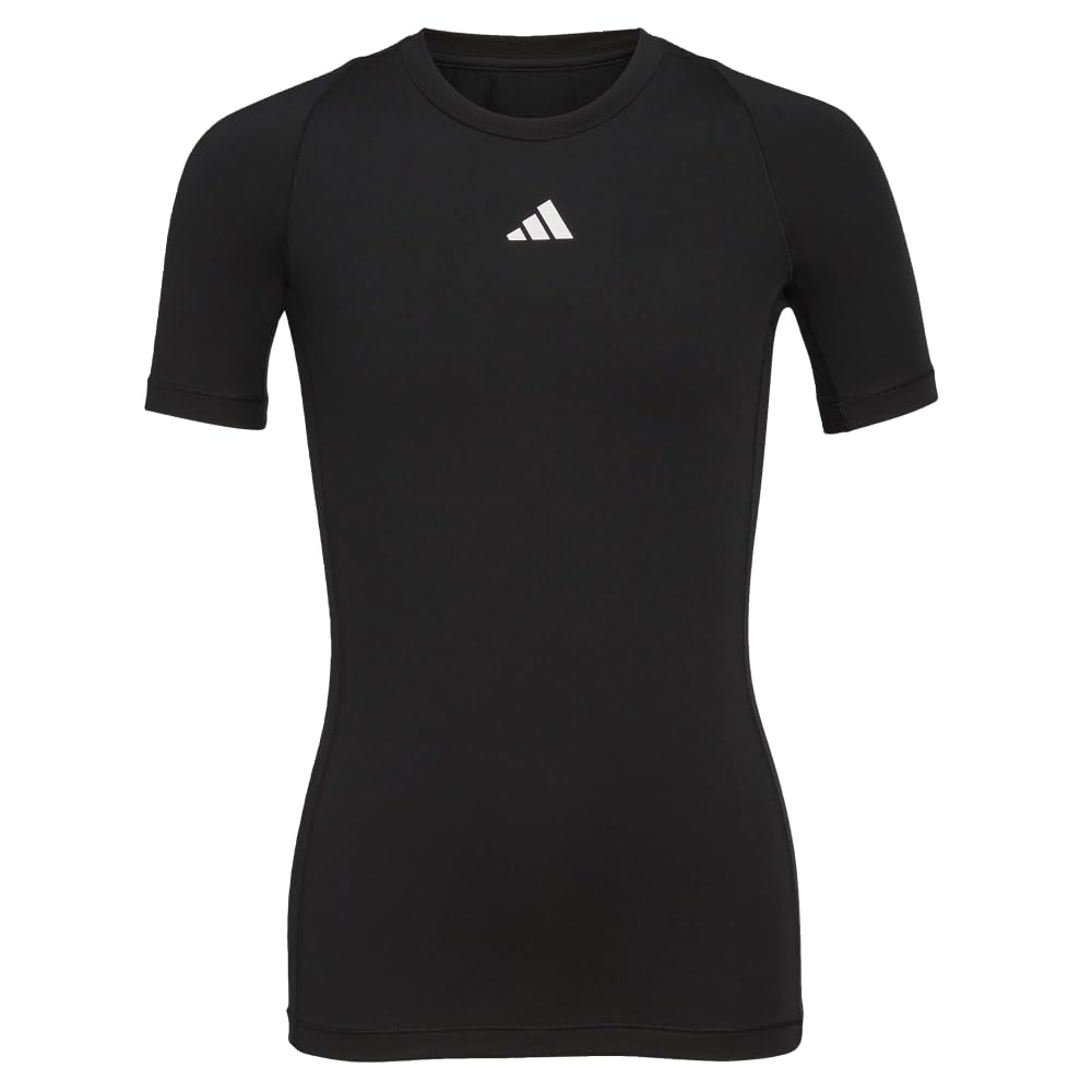 adidas Boys Moisture Wicking Techfit Compression Shirt Short Sleeve - Renee Lane Company