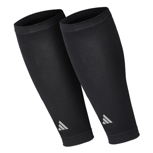 adidas Calf Compression Sleeves for Women and Men - Pair of Calf Sleeves for Running Training and Stronger Workouts - Breathable and Lightweight - Durable Calf Compression Support - Black S/M - Renee Lane Company