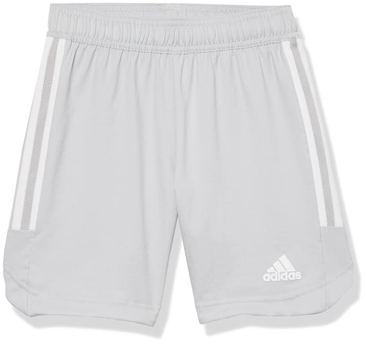 adidas Kids Condivo 22 Match Day Shorts Team Light Grey/White Large - Renee Lane Company