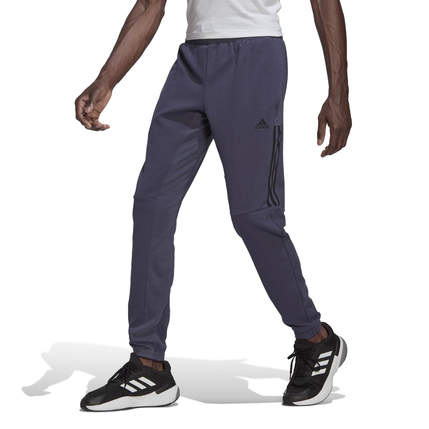 adidas Mens AEROREADY Yoga Pants Shadow Navy/Black Large - Renee Lane Company