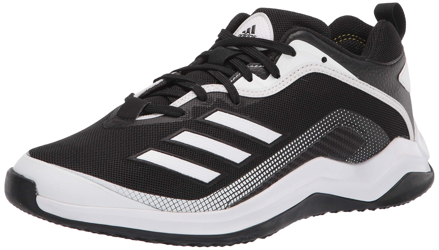 adidas Mens EG7608 Baseball Shoe Black/White/White 16 - Renee Lane Company