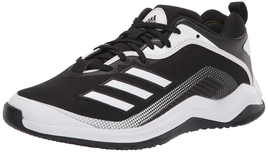 adidas Mens EG7608 Baseball Shoe Black/White/White 16 - Renee Lane Company