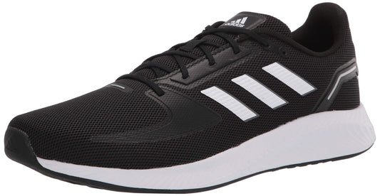 adidas Mens Runfalcon 2.0 Running Shoe Black/White/Grey 11 - Renee Lane Company