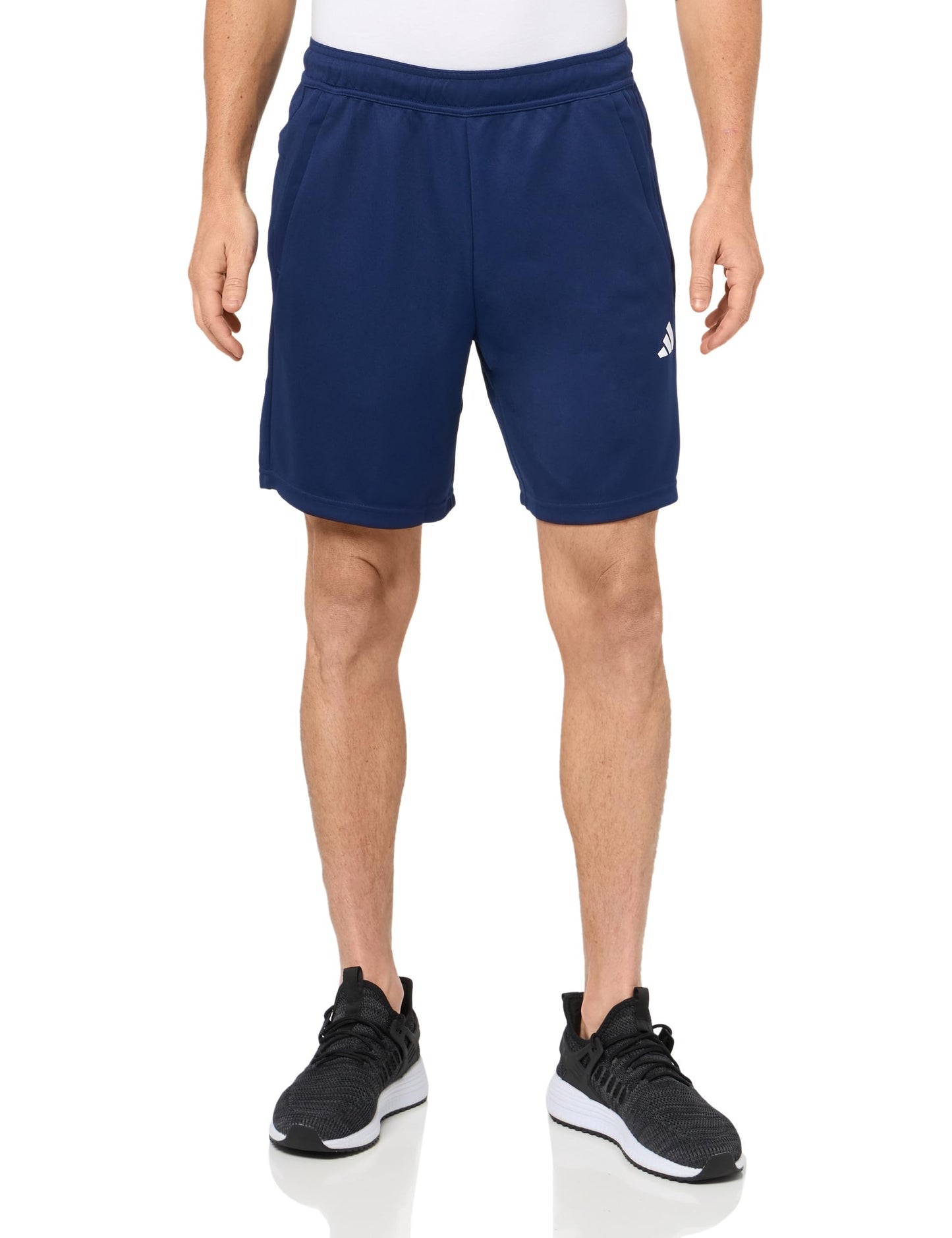 adidas Mens Tall Size Essentials All Set Training Shorts Dark Blue/White - Renee Lane Company