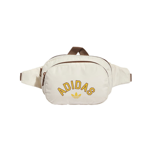 adidas Originals Sport Waist Pack/Travel and Festival Bag Wonder White/Preloved Brown/Preloved Yellow One Size - Renee Lane Company
