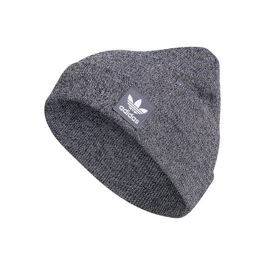 adidas Originals Unisex Originals Grove Beanie Heather Grey/White One Size - Renee Lane Company