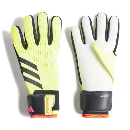 adidas Unisex-Adult League Predator Goalie Gloves Solar Yellow/Black/Solar Red 10 - Renee Lane Company