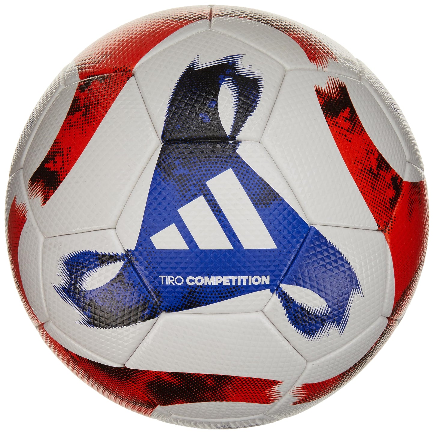 adidas Unisex-Adult Tiro Competition Ball White/Black/Team Solar Orange/Team Royal Blue 4 - Renee Lane Company