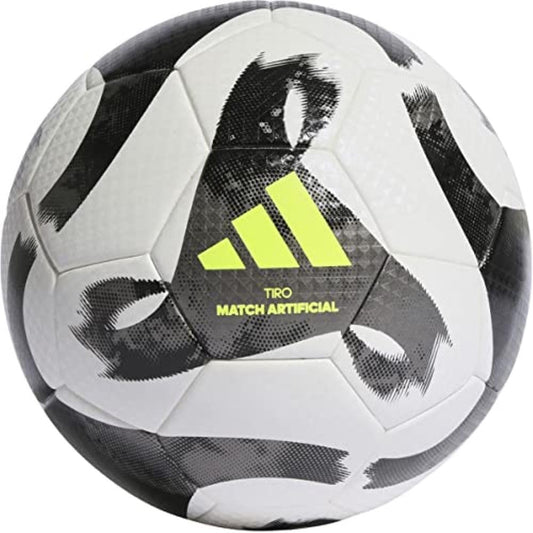 adidas Unisex-Adult Tiro League Art Ball White/Black/Iron Metallic/Solar Yellow 5 - Renee Lane Company