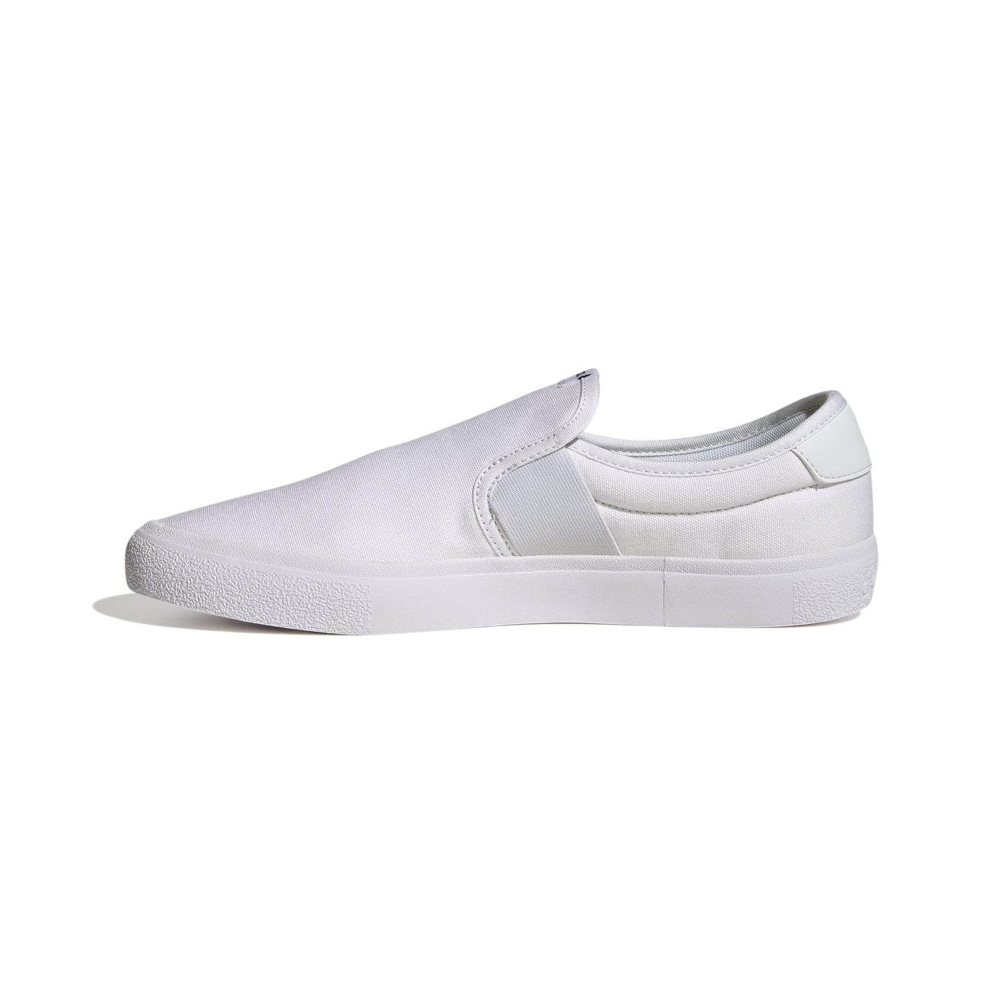 adidas Unisex Vulcraid3r Slip on Running Shoe White/White/Core Black 8 US Men - Renee Lane Company