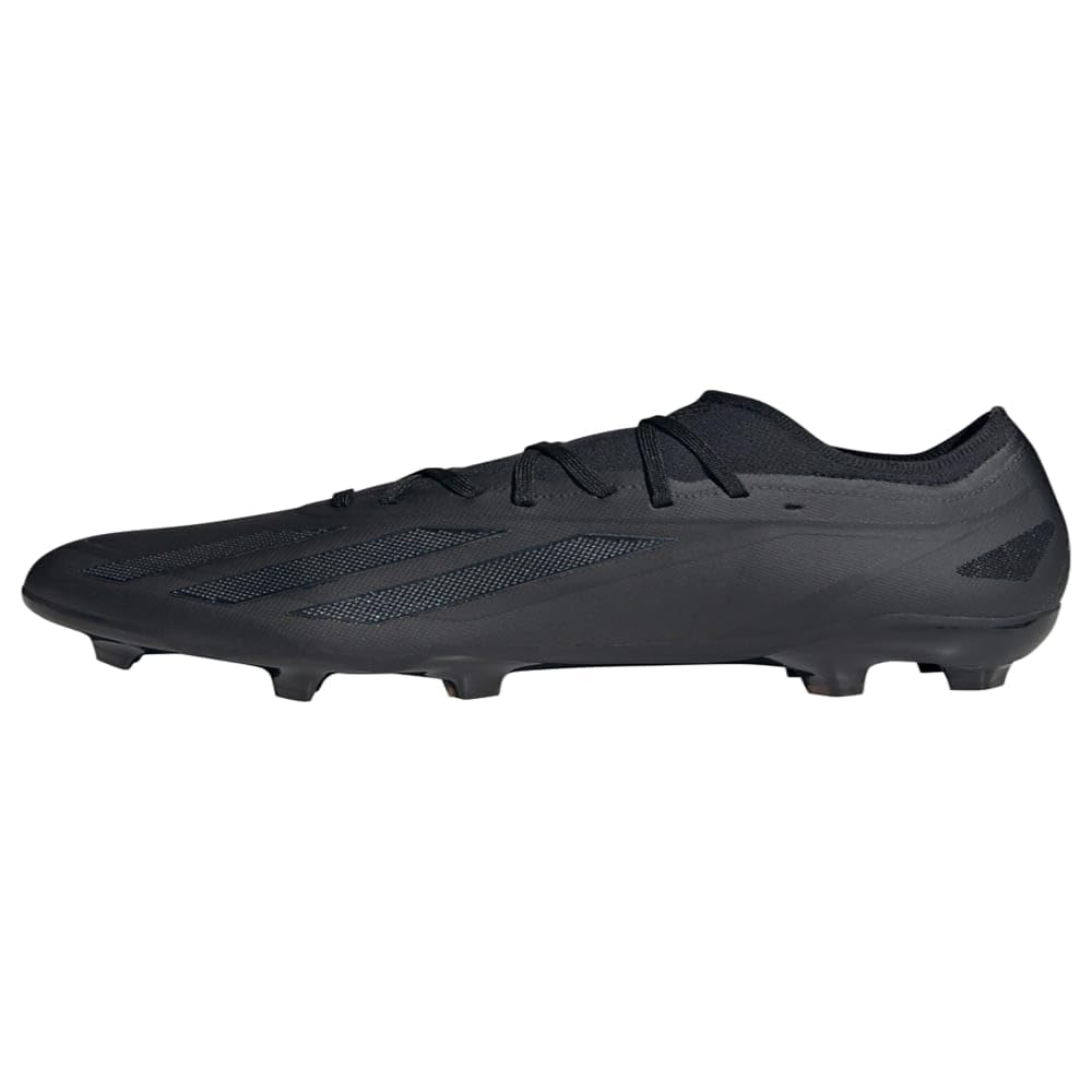 adidas Unisex X Crazyfast.2 Firm Ground Soccer Cleats Sneaker Core Black/Core Black/Core Black 12.5 US Men - Renee Lane Company