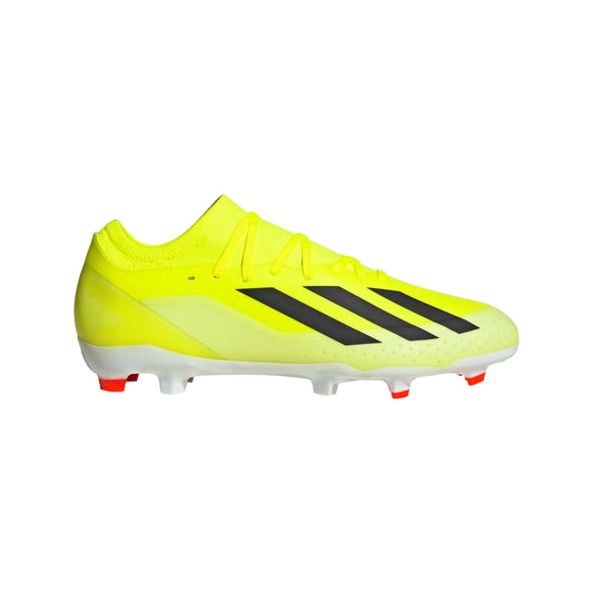 adidas Unisex X Crazyfast League Firm Ground Sneaker Team Solar Yellow/Black/White 6 US Men - Renee Lane Company
