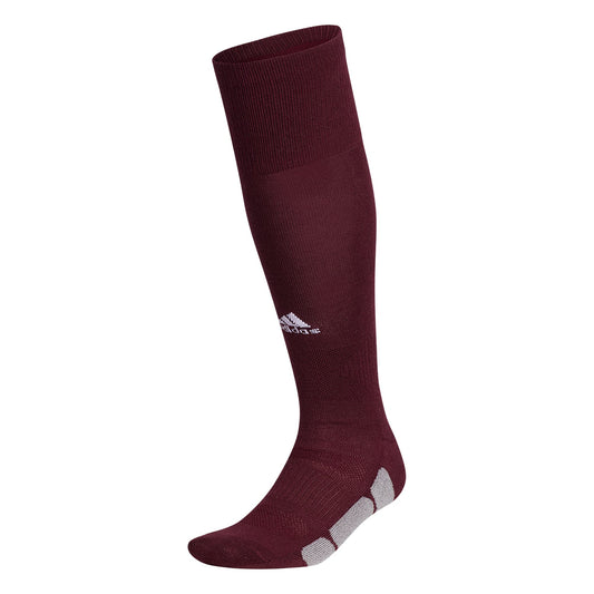 adidas Utility All Sport Over The Calf (OTC) Socks (1-Pair) Team Maroon/Light Onix Grey/White X-Small - Renee Lane Company