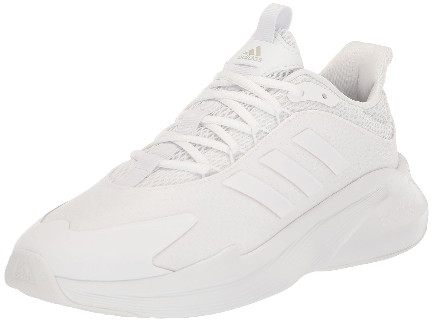 adidas Womens Alphaedge + Sneaker White/White/Grey 10.5 - Renee Lane Company