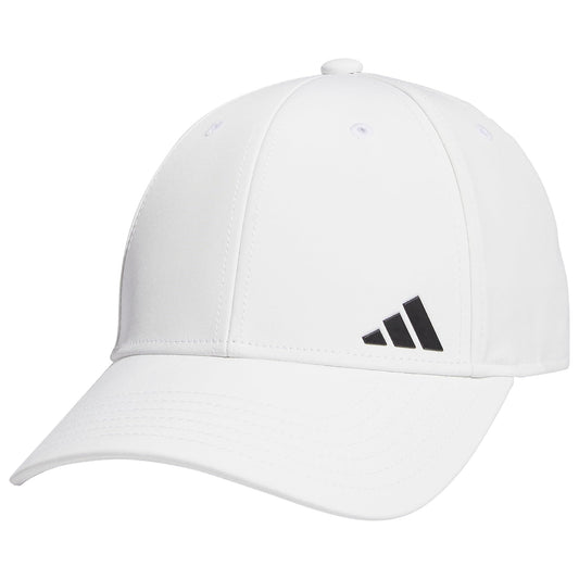 adidas Womens Backless Ponytail Hat Adjustable Fit Baseball Cap White/Black One Size - Renee Lane Company