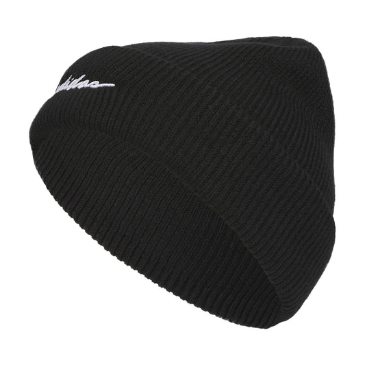 adidas Womens Script Beanie Standard fit Cuffed Acrylic Knit hat/Cap for Winter Orchid Fusion Purple/White one_Size - Renee Lane Company