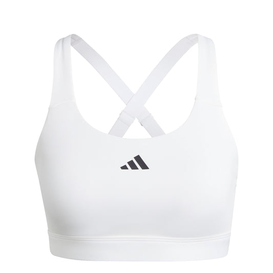 adidas Womens TLRD React Training High-Support Bra White - Renee Lane Company