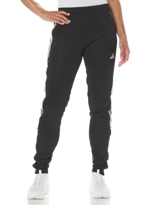 adidas Womens Tiro Pants Black/Clear Pink Large - Renee Lane Company