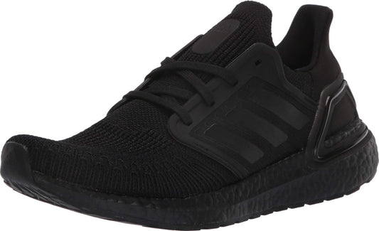 adidas Womens Ultraboost 20 Sneaker Black/Black/Solar Red 9.5 - Renee Lane Company