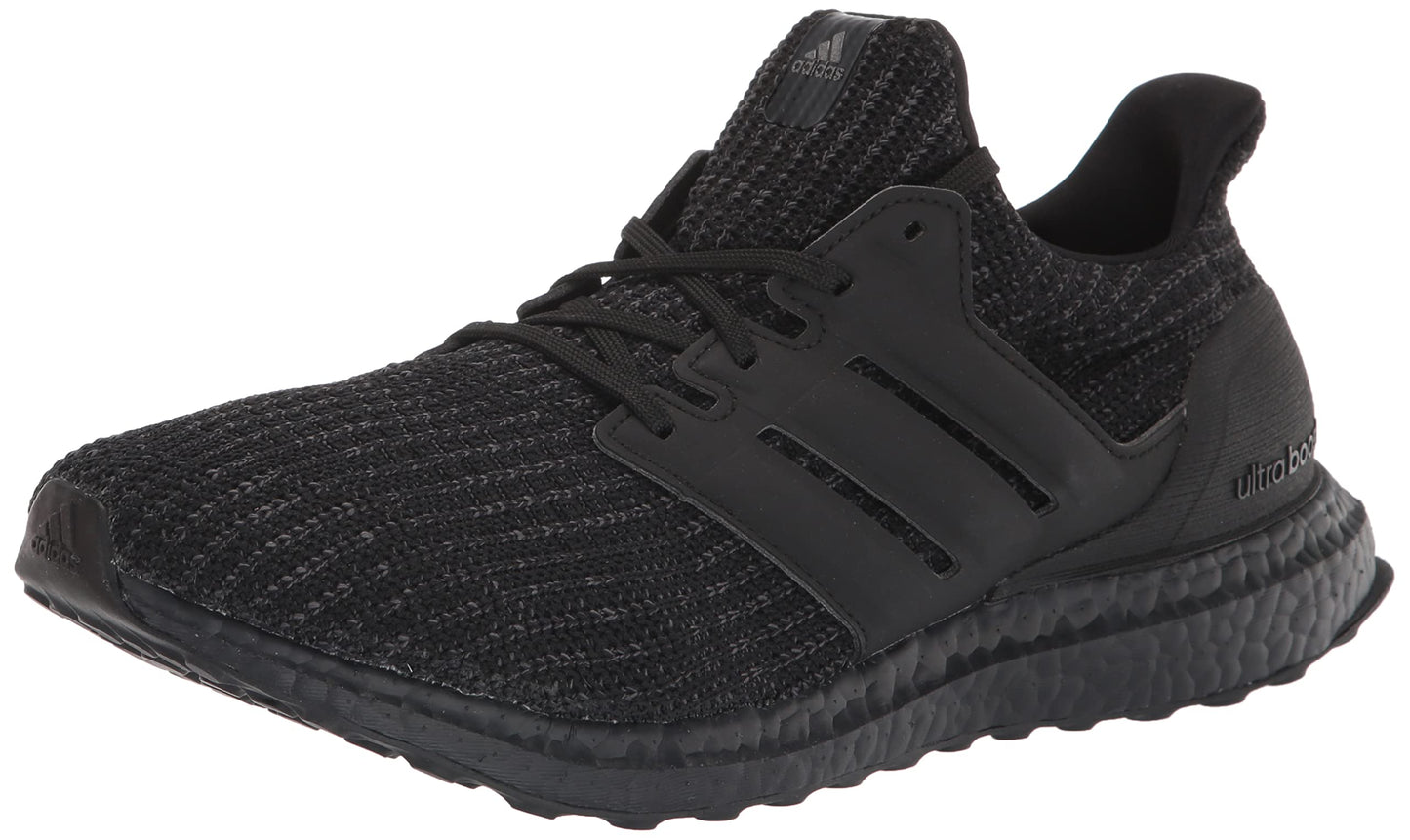 adidas Womens Ultraboost 4.0 DNA Running Shoe Black/Black/Active Red 5.5 - Renee Lane Company