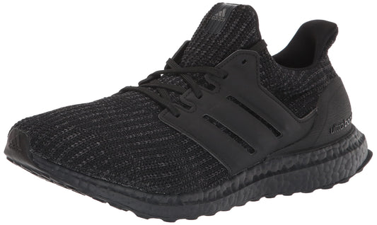 adidas Womens Ultraboost 4.0 DNA Running Shoe Black/Black/Active Red 5.5 - Renee Lane Company