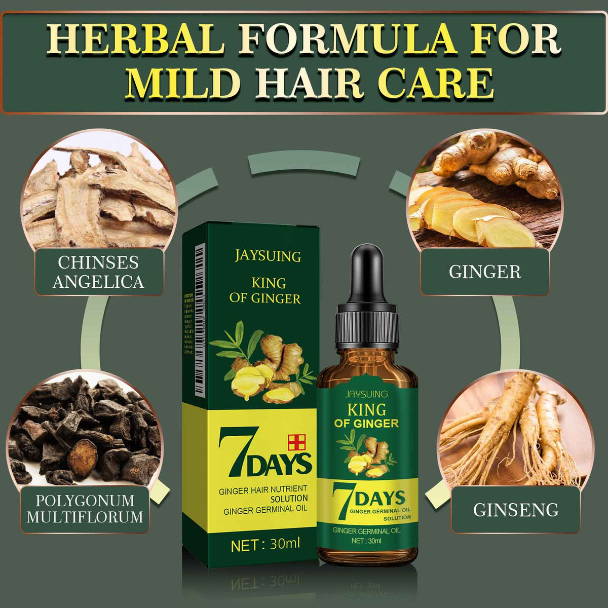 Ginger King Strong Root Shampoo 30ml