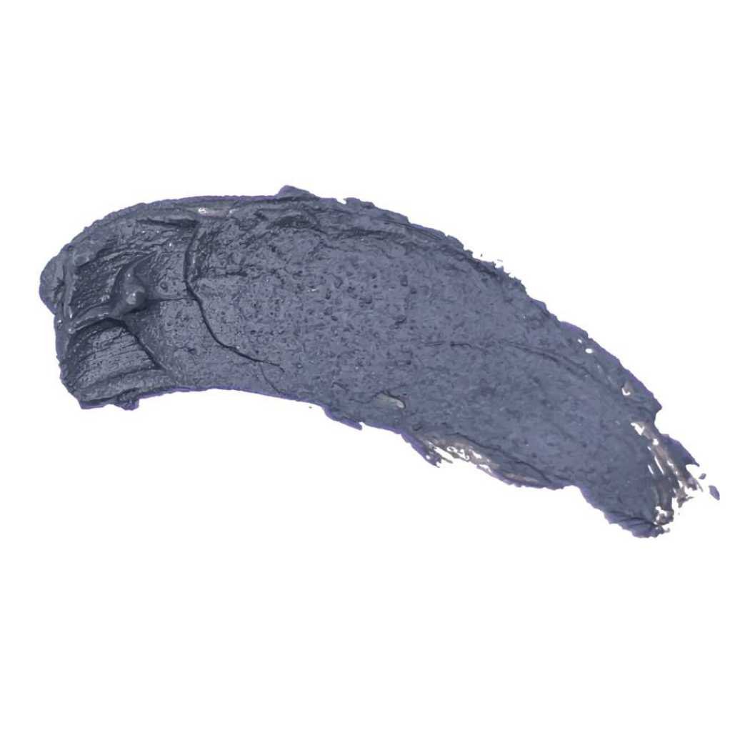 Dark gray clay mask paste swipe