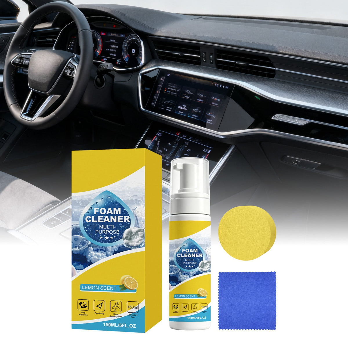 Multi-purpose Foam Cleaning Kit 150ml