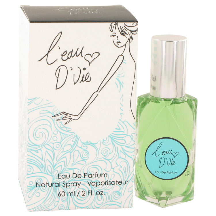 L'eau De Vie Eau de Parfum spray: green bottle with silver cap, in box