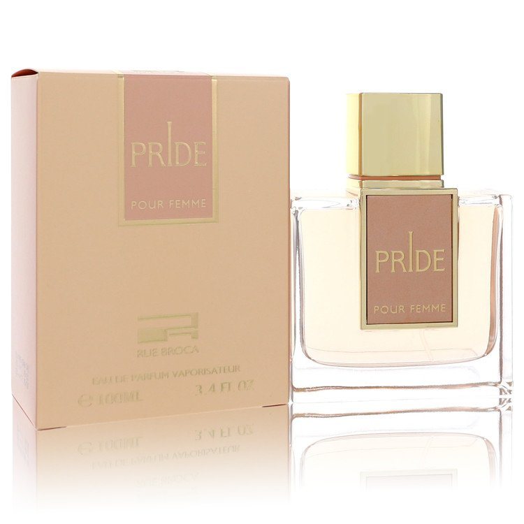 Pride pour femme eau de parfum spray bottle with matching perfume box, 3.4 oz