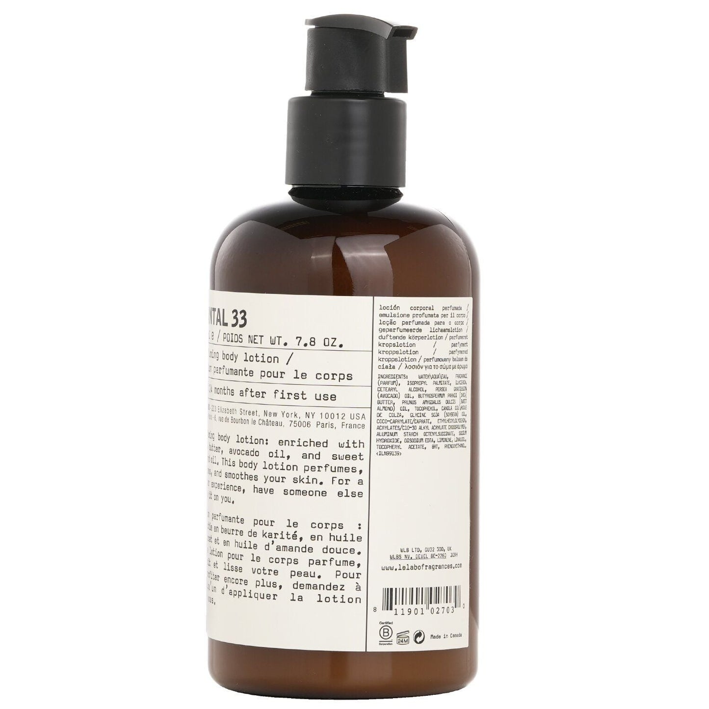 LE LABO - Santal 33 Body Lotion 027030 237ml