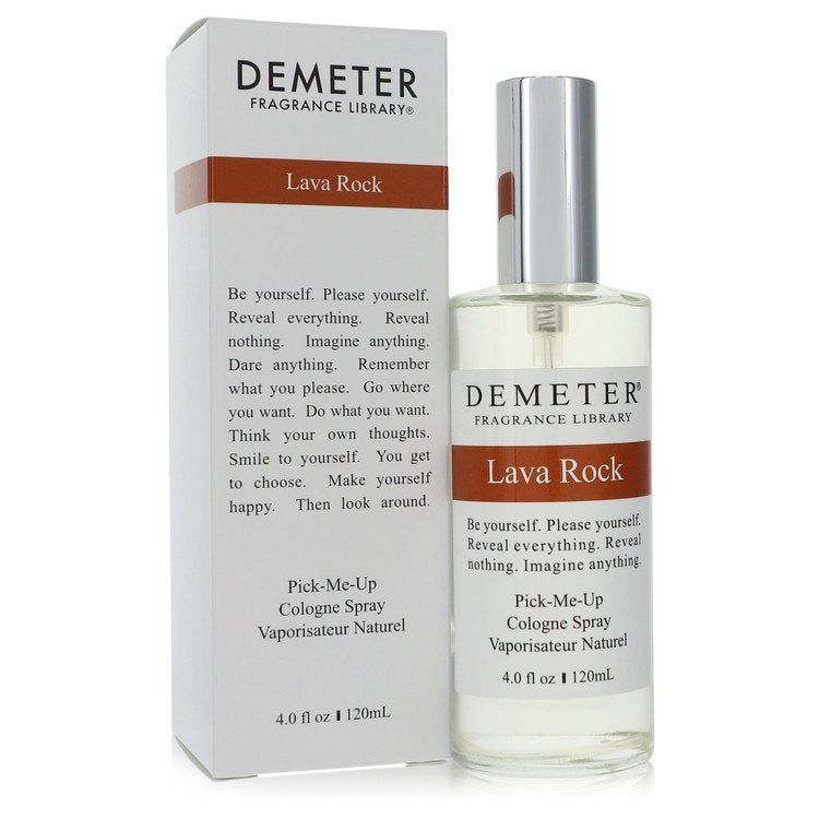 Demeter Lava Rock cologne spray bottle and box, 4 oz