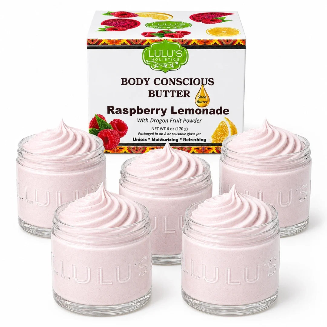 Almond Coconut Glowing Whipped Body Butter with Raw African Yellow Shea Base
