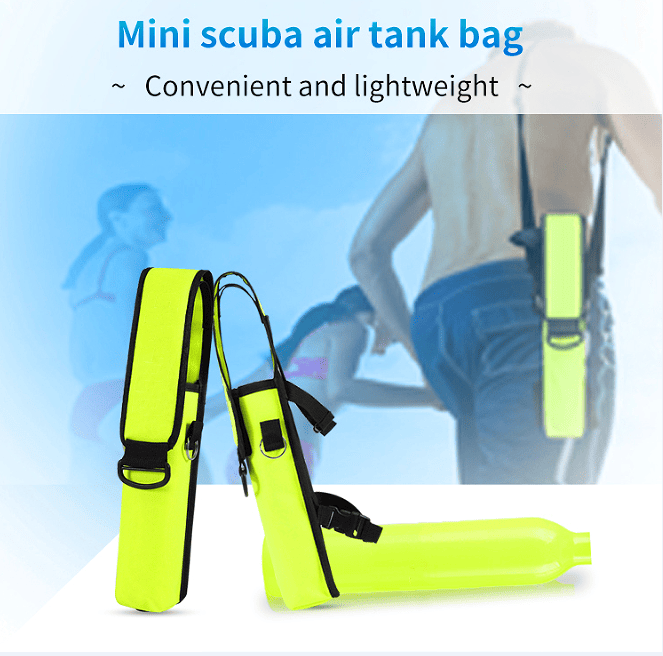 0.5L Scuba cylinder bag.  Protective back bag diving cylinder back bag snorkeling mask snorkeling tube diving cylinder, scuba diving, adult men and women - Renee Lane Company