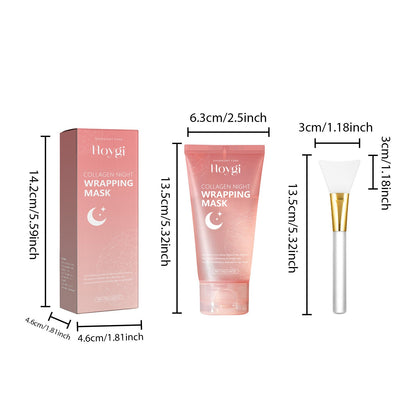 Collagen Peeling And Tearing Facial Mask 75g-1 Facial Mask Brush-box