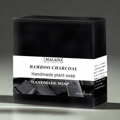 Square Bamboo Charcoal Soap
