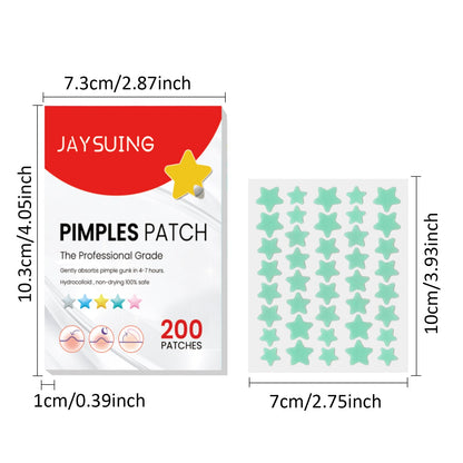 Clean Face Stickers 40 Stickers X 5 Sheets, 200pcs  1box