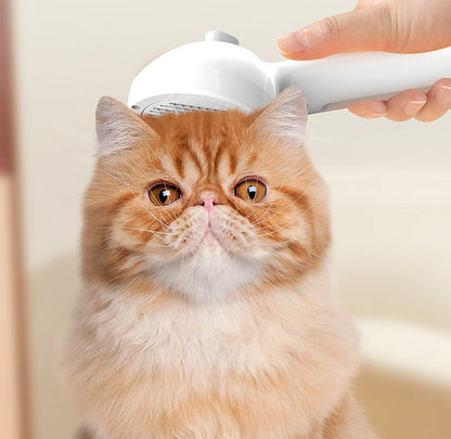 Pet Comb Self Cleaning Pets Hair Remover Brush For Dogs Grooming Tools Dematting Comb Built-in Mist Humidifier Pet Products - Renee Lane Company