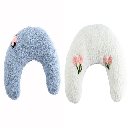 Little Pillow For Cats Fashion Neck Protector Deep Sleep Puppy U-Shaped Pillow Pets Pillow Kitten Headrest Dog Sleeping Pillow Pet Products - Renee Lane Company