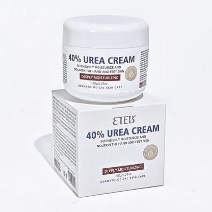 ETEB 40% urea cream jar and carton box, deeply moisturizing hand and foot lotion