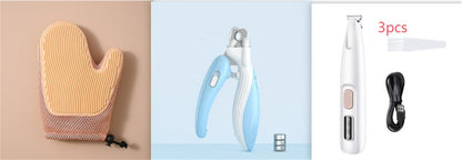 Pets Dog Paw Trimmer With LED Light Fully Waterproof Pet Hair Trimmer With LED Display Dog Clippers For Grooming Widen Blade - Renee Lane Company
