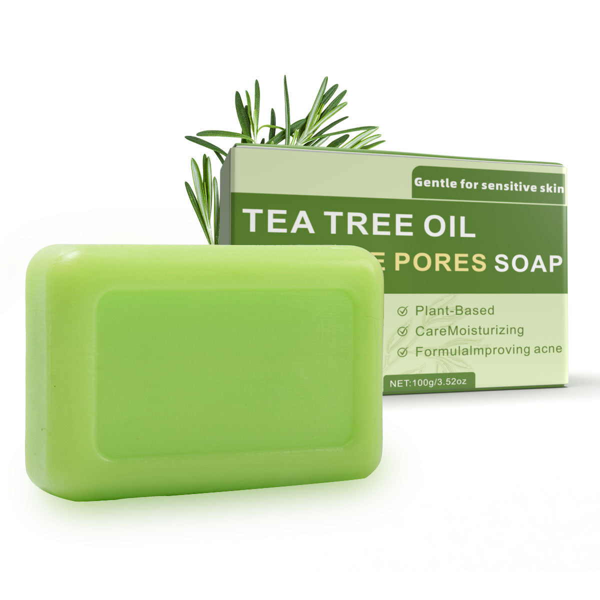Rounded Corner Tea Tree Soap