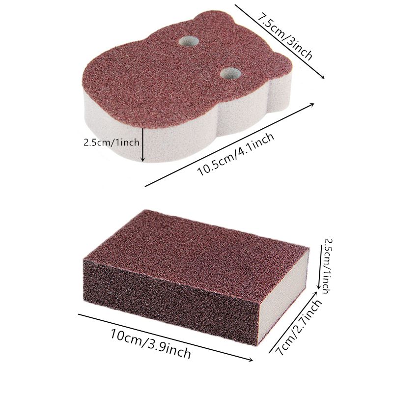1/2/4pcs, Descaling Magic Cleaning Sponge, Ideal For Kitchen And Bathroom Cleaning, Pot And Teapot Descale Cleaning, Stovetop Pot Kitchen Tools, The Ultimate Solution For Stove Top And Pot Cleaning - Renee Lane Company