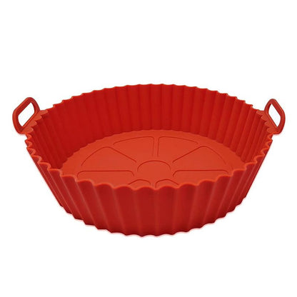 1/2pcs Air Fryer Silicone Pot; Reusable Air Fryer Liners; Silicone Air Fryer Basket; Food Safe Air Fryer Accessories - Renee Lane Company