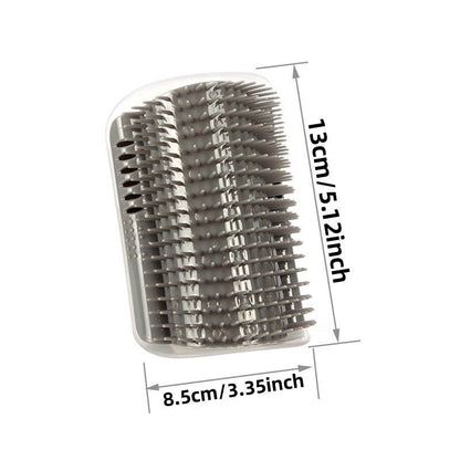 1/2pcs Corner Scrubber Cat Scratcher Massage Brush Scratcher Toy Cat Scratch Board, Wall Corner Cat Brush Pet Groomer Tool Brush Comb Pet Supplies - Renee Lane Company