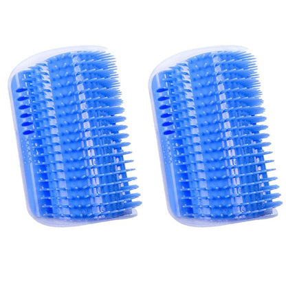 1/2pcs Corner Scrubber Cat Scratcher Massage Brush Scratcher Toy Cat Scratch Board, Wall Corner Cat Brush Pet Groomer Tool Brush Comb Pet Supplies - Renee Lane Company