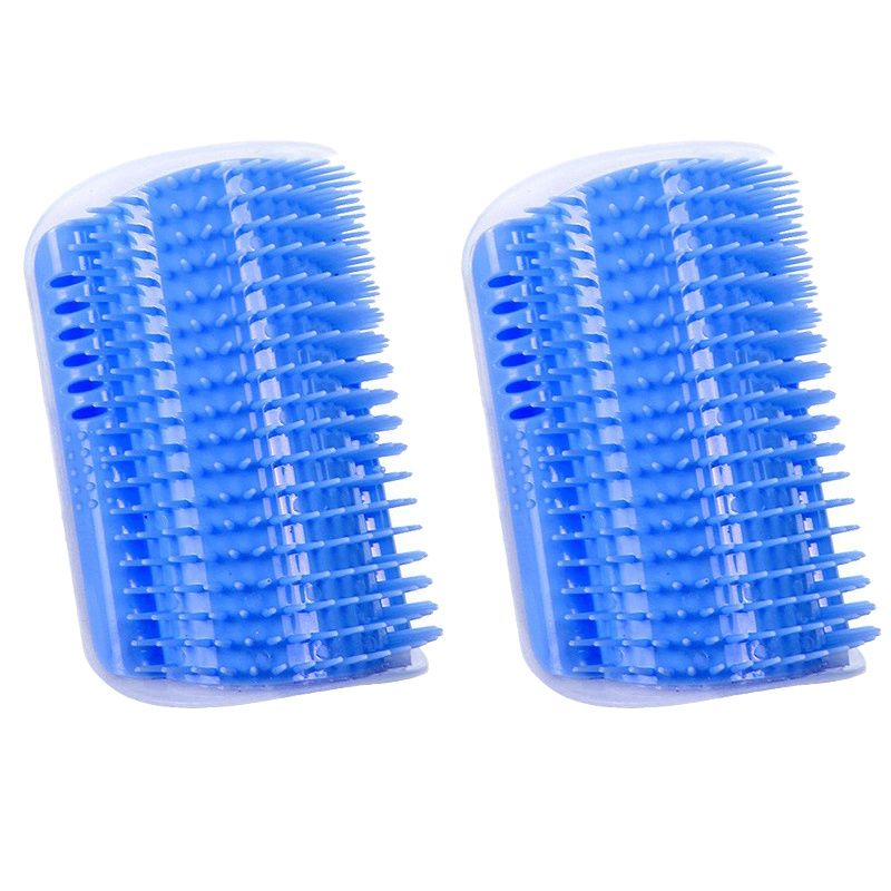 1/2pcs Corner Scrubber Cat Scratcher Massage Brush Scratcher Toy Cat Scratch Board, Wall Corner Cat Brush Pet Groomer Tool Brush Comb Pet Supplies - Renee Lane Company