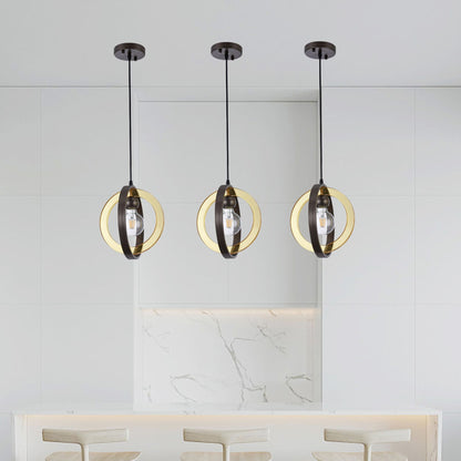 1-Light Matte Antique Bronze Chandelier(Bulb Not Included) - Renee Lane Company